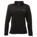 Black - Front - Regatta Great Outdoors Womens-Ladies Sweetheart 1-4 Zip Fleece Top