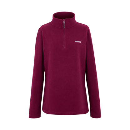 Dark Pimento - Front - Regatta Great Outdoors Womens-Ladies Sweetheart 1-4 Zip Fleece Top