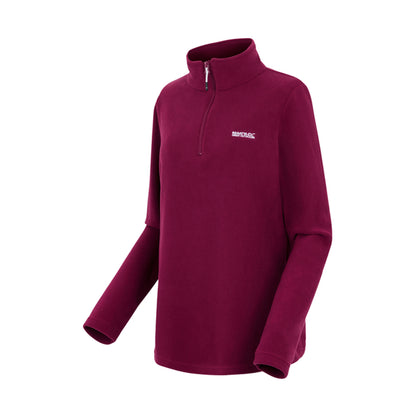 Dark Pimento - Side - Regatta Great Outdoors Womens-Ladies Sweetheart 1-4 Zip Fleece Top