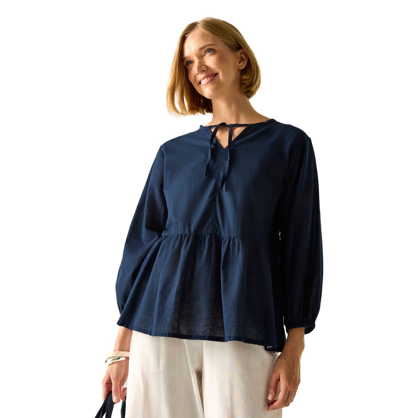 Navy - Lifestyle - Regatta Womens-Ladies Primden Shirt