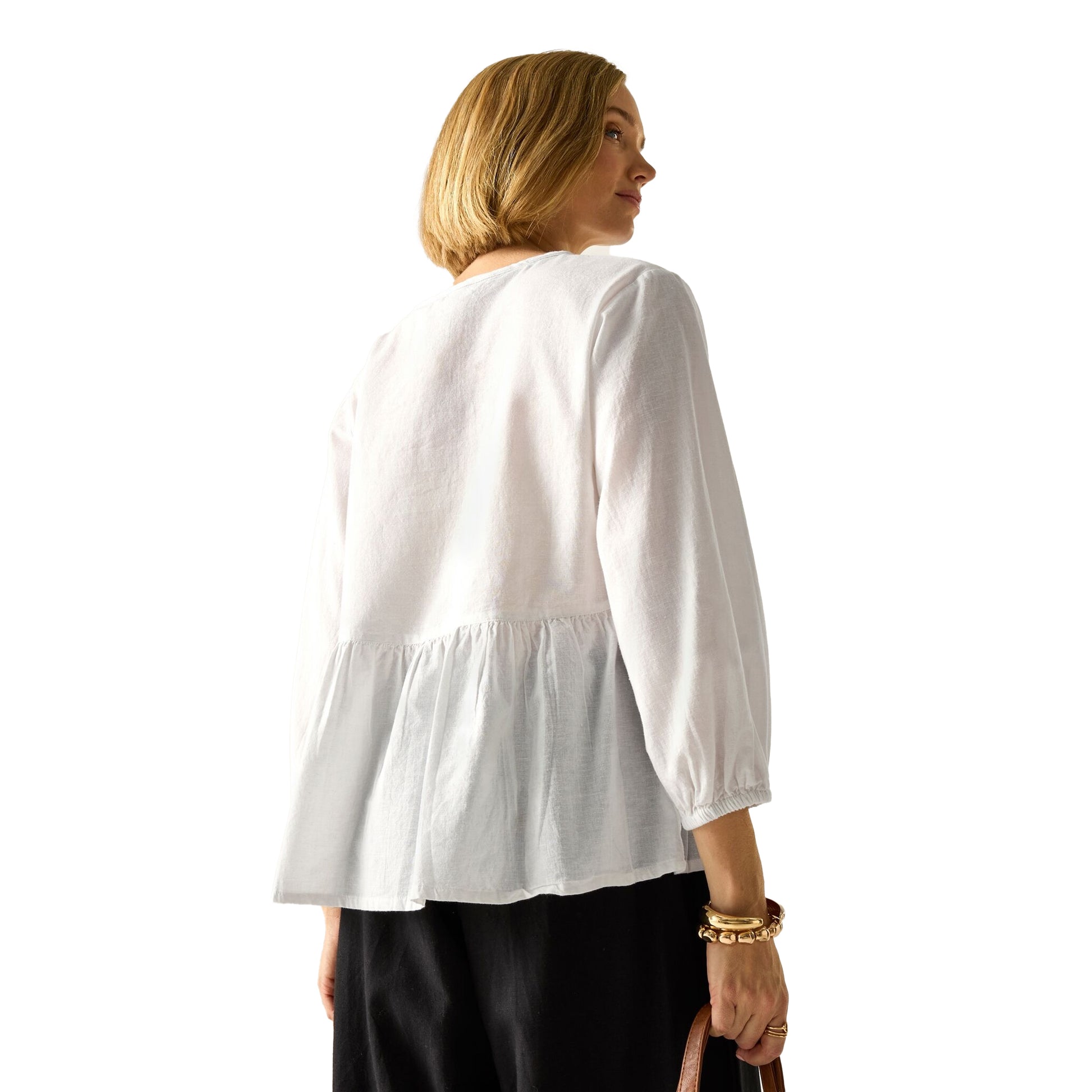 White - Pack Shot - Regatta Womens-Ladies Primden Shirt
