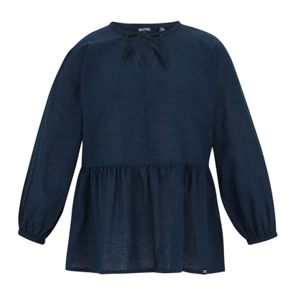 Navy - Front - Regatta Womens-Ladies Primden Shirt