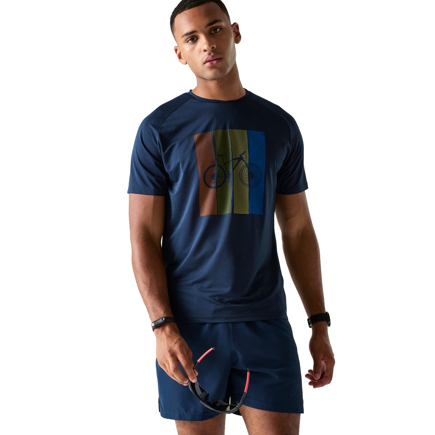 Navy - Lifestyle - Dare 2B Mens Tech II Bicycle T-Shirt