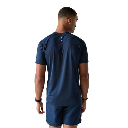 Navy - Pack Shot - Dare 2B Mens Tech II Bicycle T-Shirt
