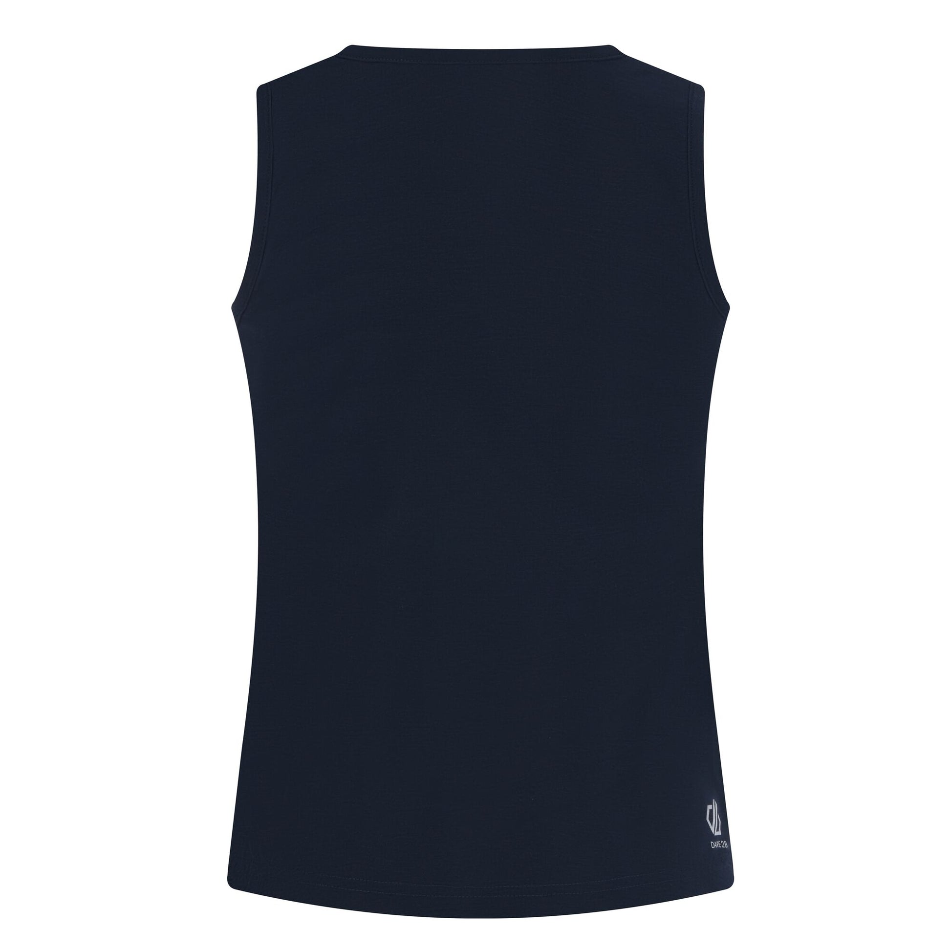 Navy - Back - Dare 2B Womens-Ladies Harmonic Mandala Lotus Bamboo Vest Top