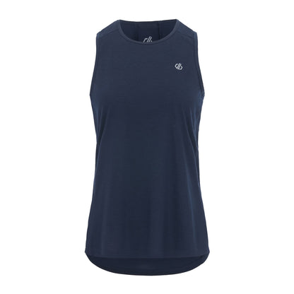 Navy - Front - Dare 2B Womens-Ladies Nimble Lightweight Vest Top