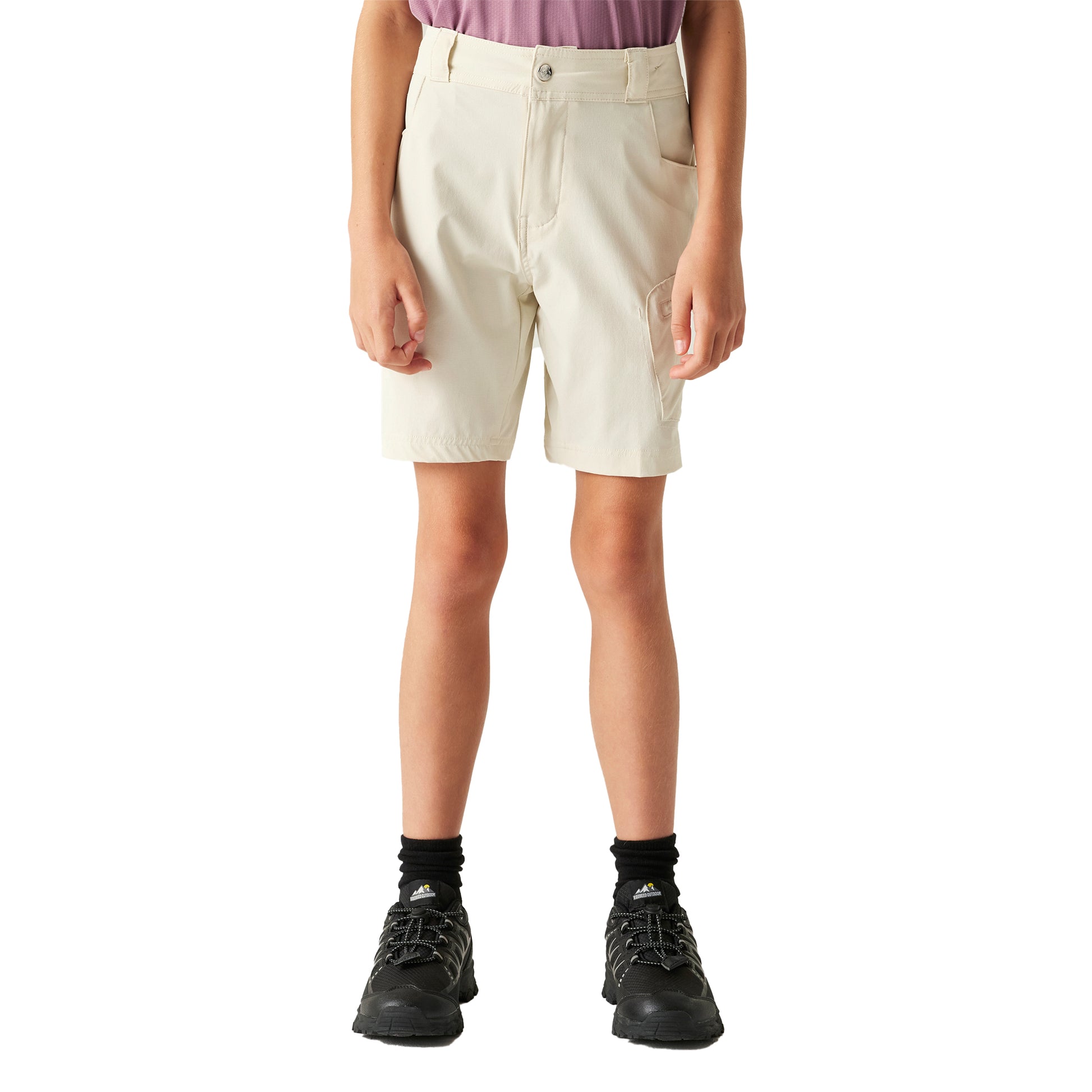Almond Milk - Lifestyle - Dare 2B Childrens-Kids Reprise III Multi Pocket Shorts
