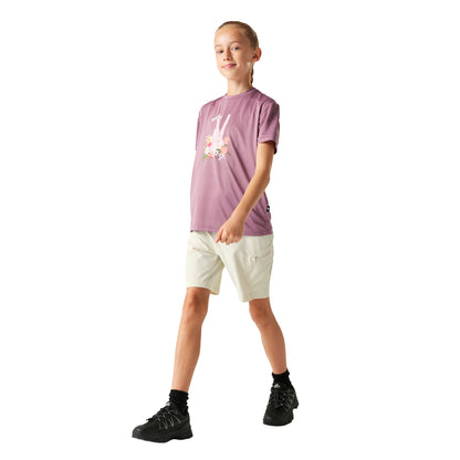 Almond Milk - Pack Shot - Dare 2B Childrens-Kids Reprise III Multi Pocket Shorts