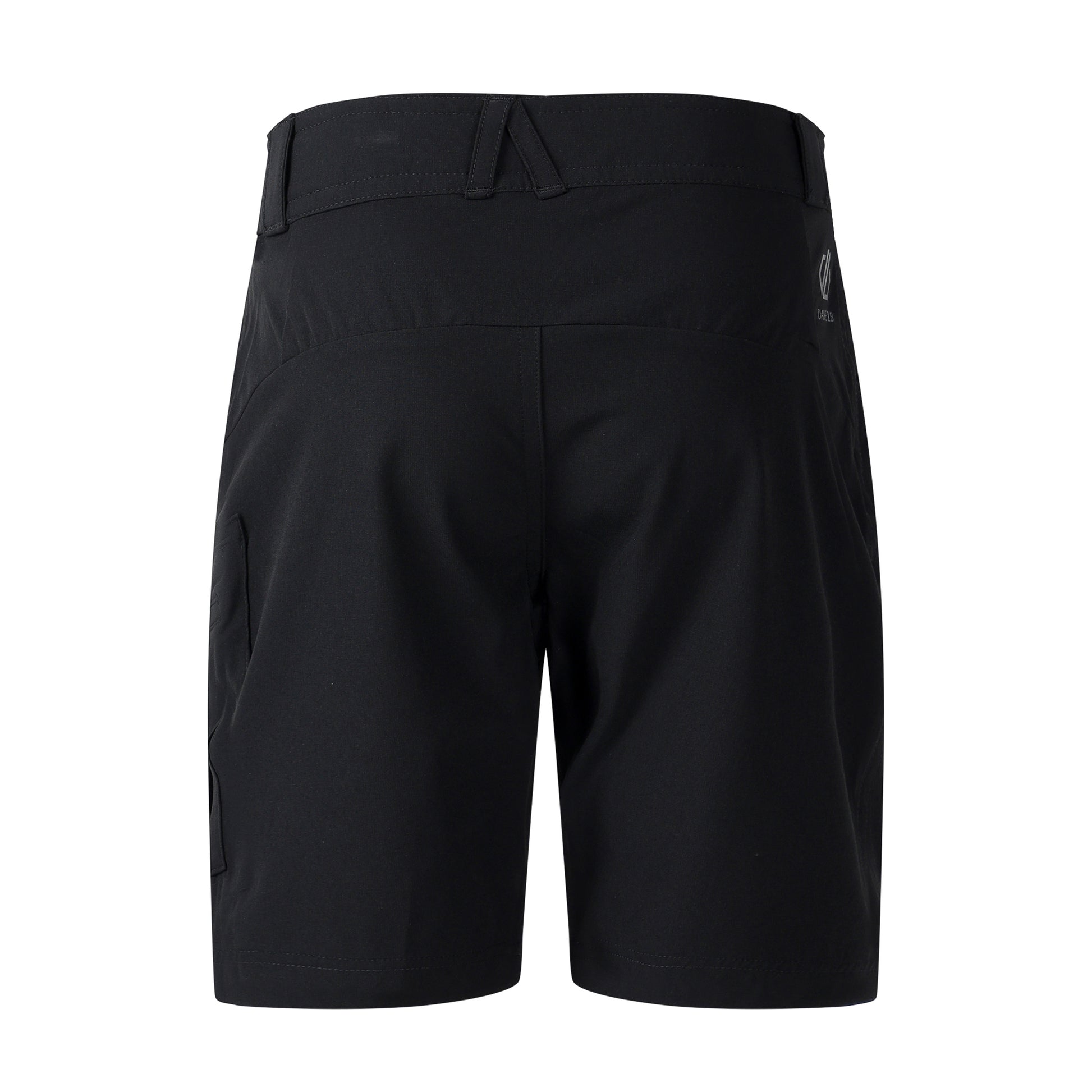 Black - Back - Dare 2B Childrens-Kids Reprise III Multi Pocket Shorts