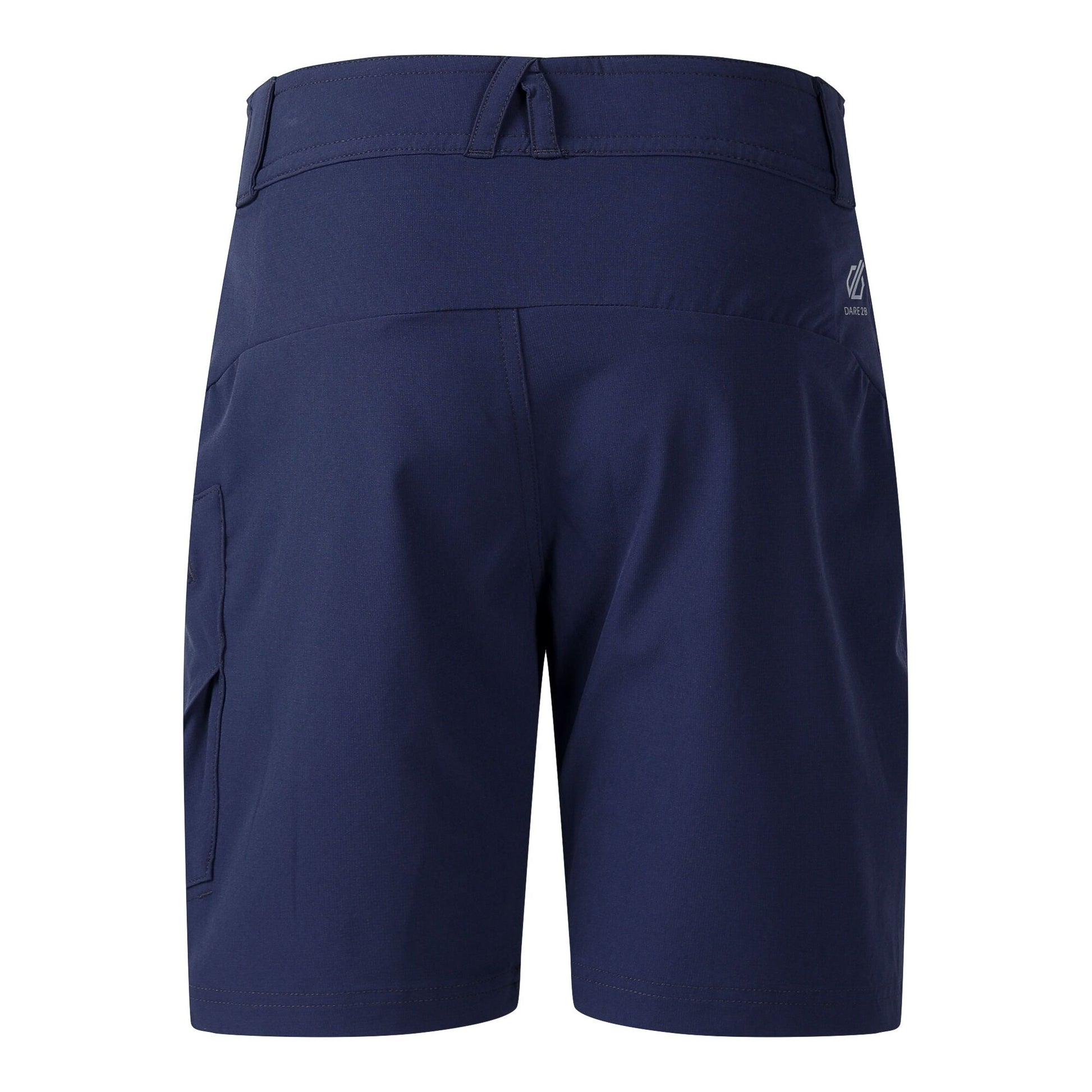 Navy - Back - Dare 2B Childrens-Kids Reprise III Multi Pocket Shorts