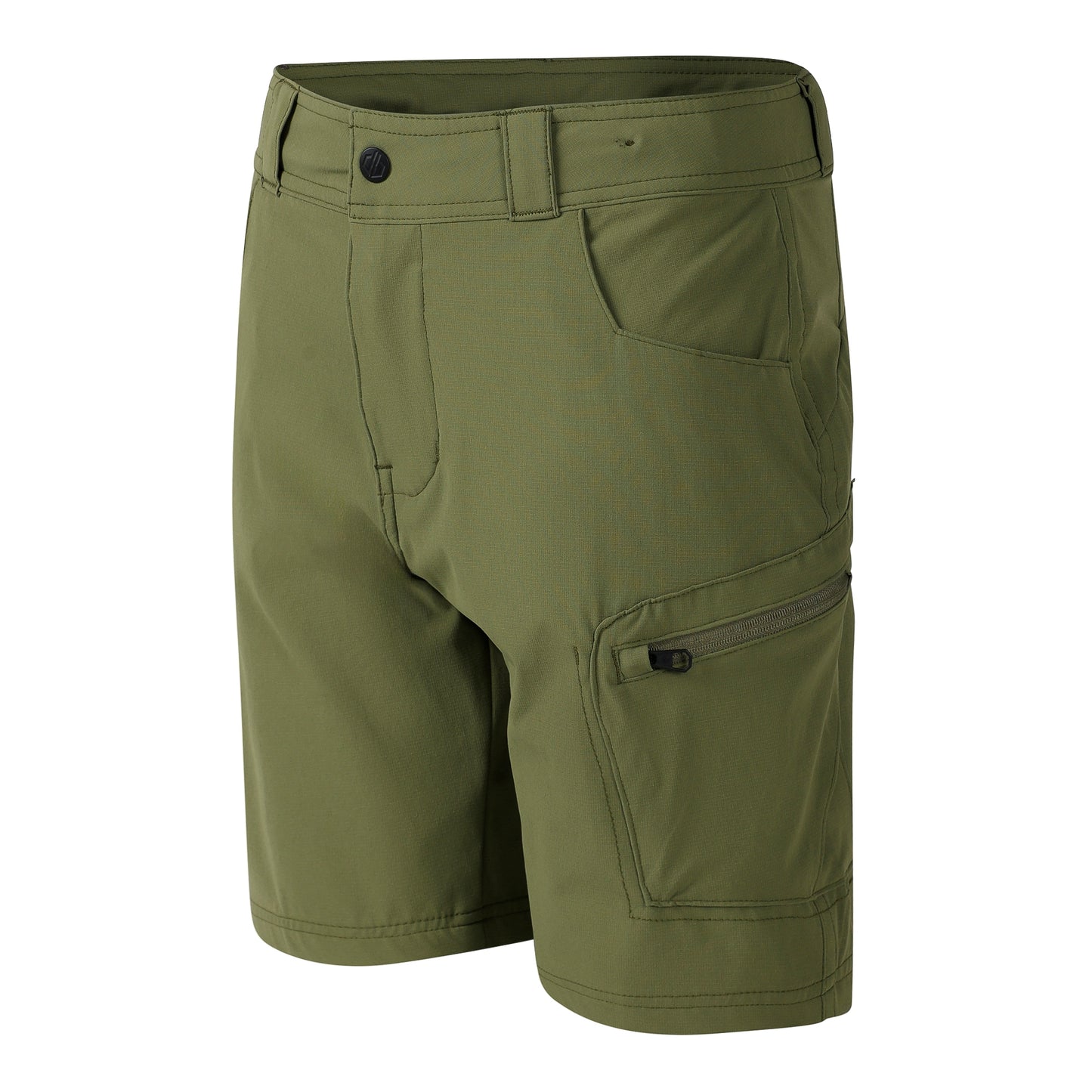 Nephrite Green - Side - Dare 2B Childrens-Kids Reprise III Multi Pocket Shorts