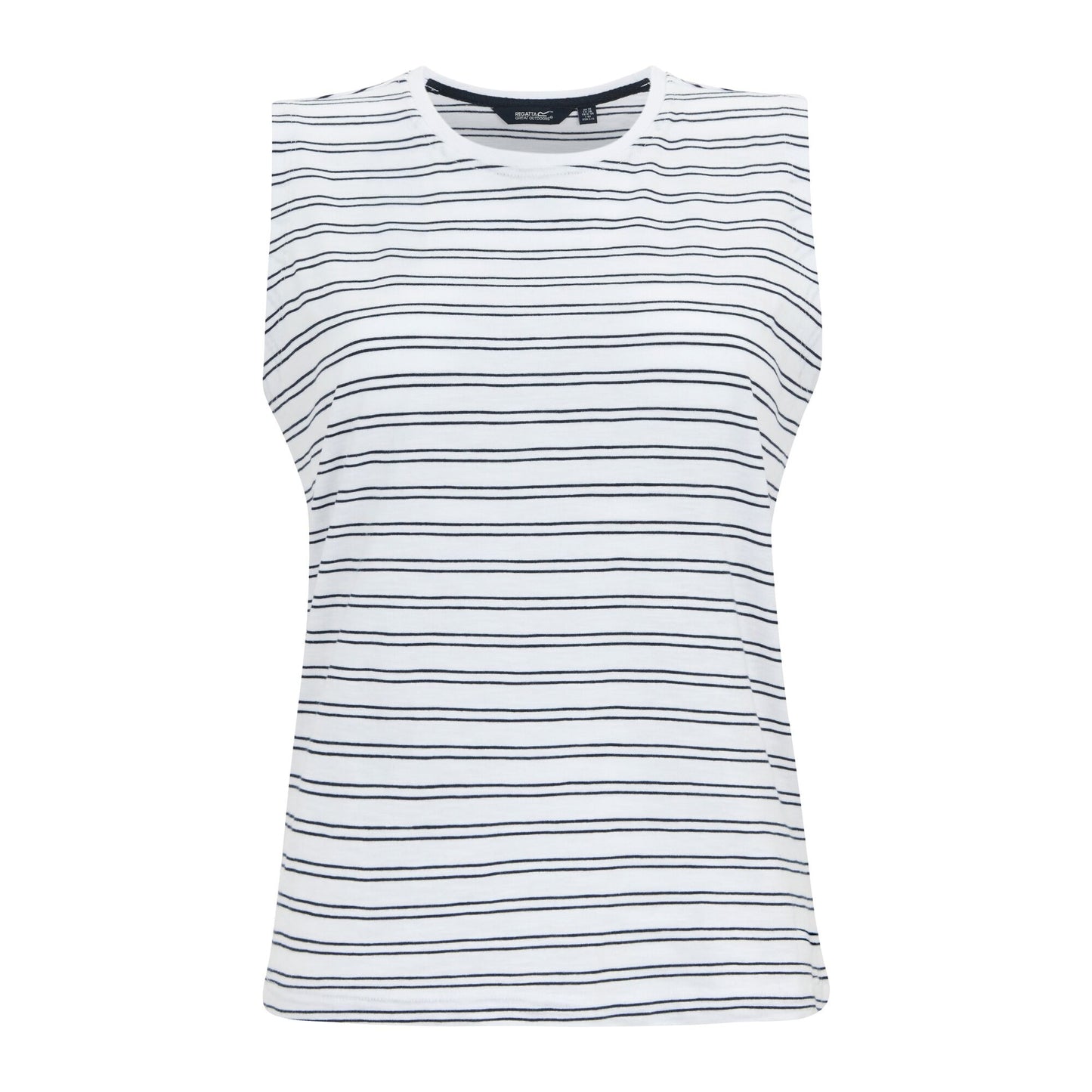 White-Navy - Front - Regatta Womens-Ladies Fariene Vest Top