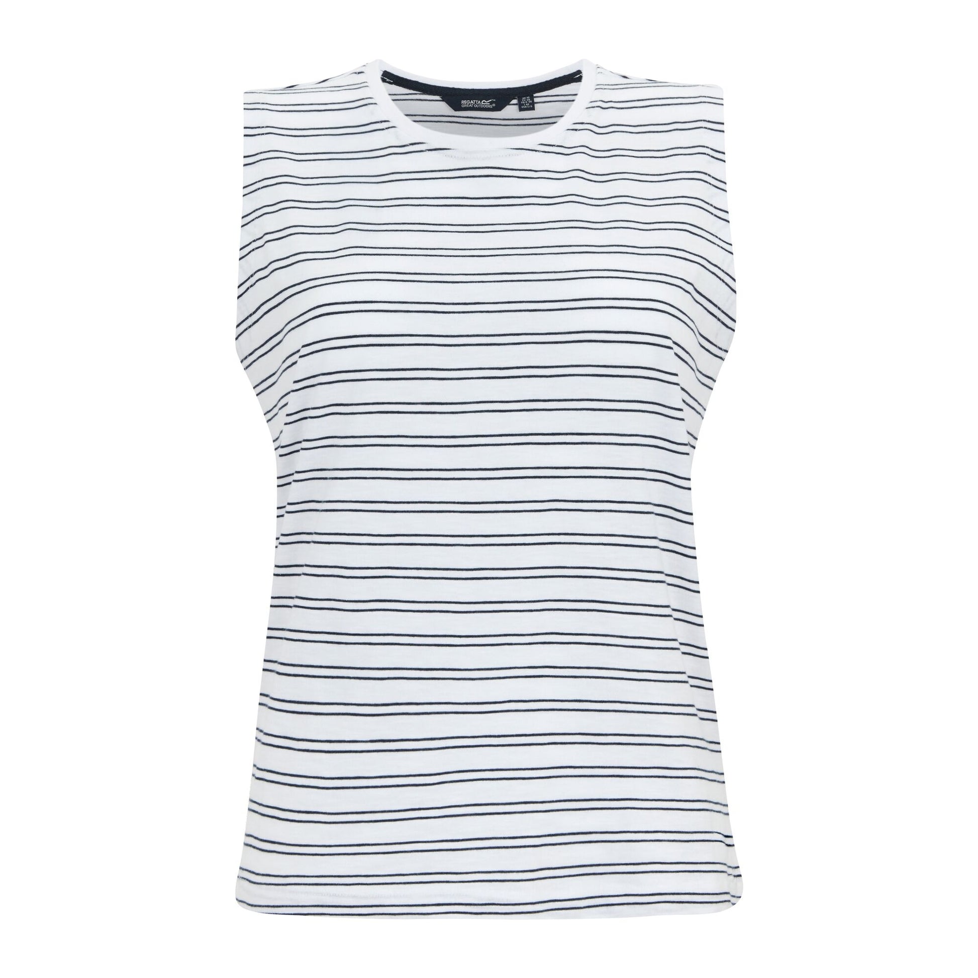White-Navy - Front - Regatta Womens-Ladies Fariene Vest Top