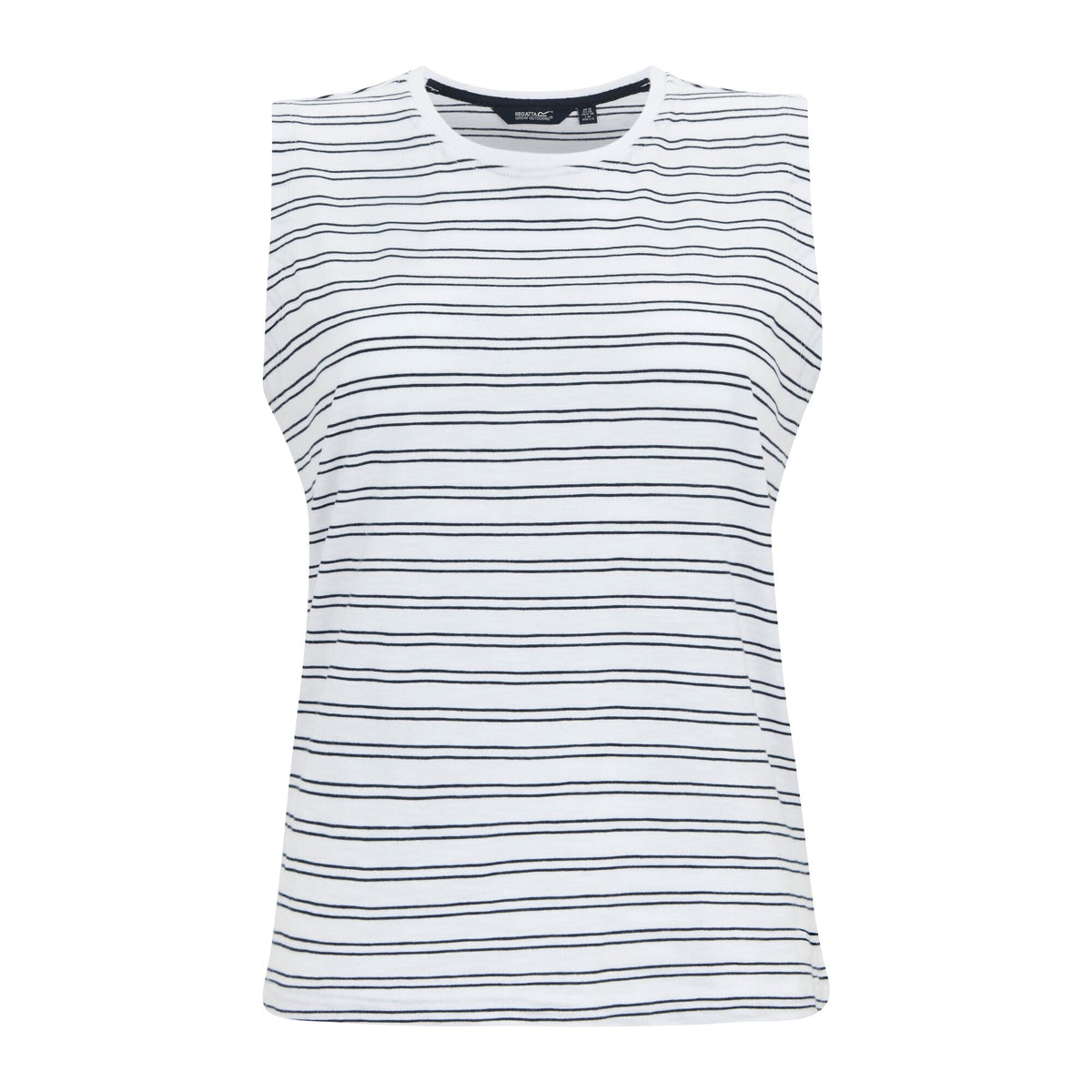 White-Navy - Front - Regatta Womens-Ladies Fariene Vest Top
