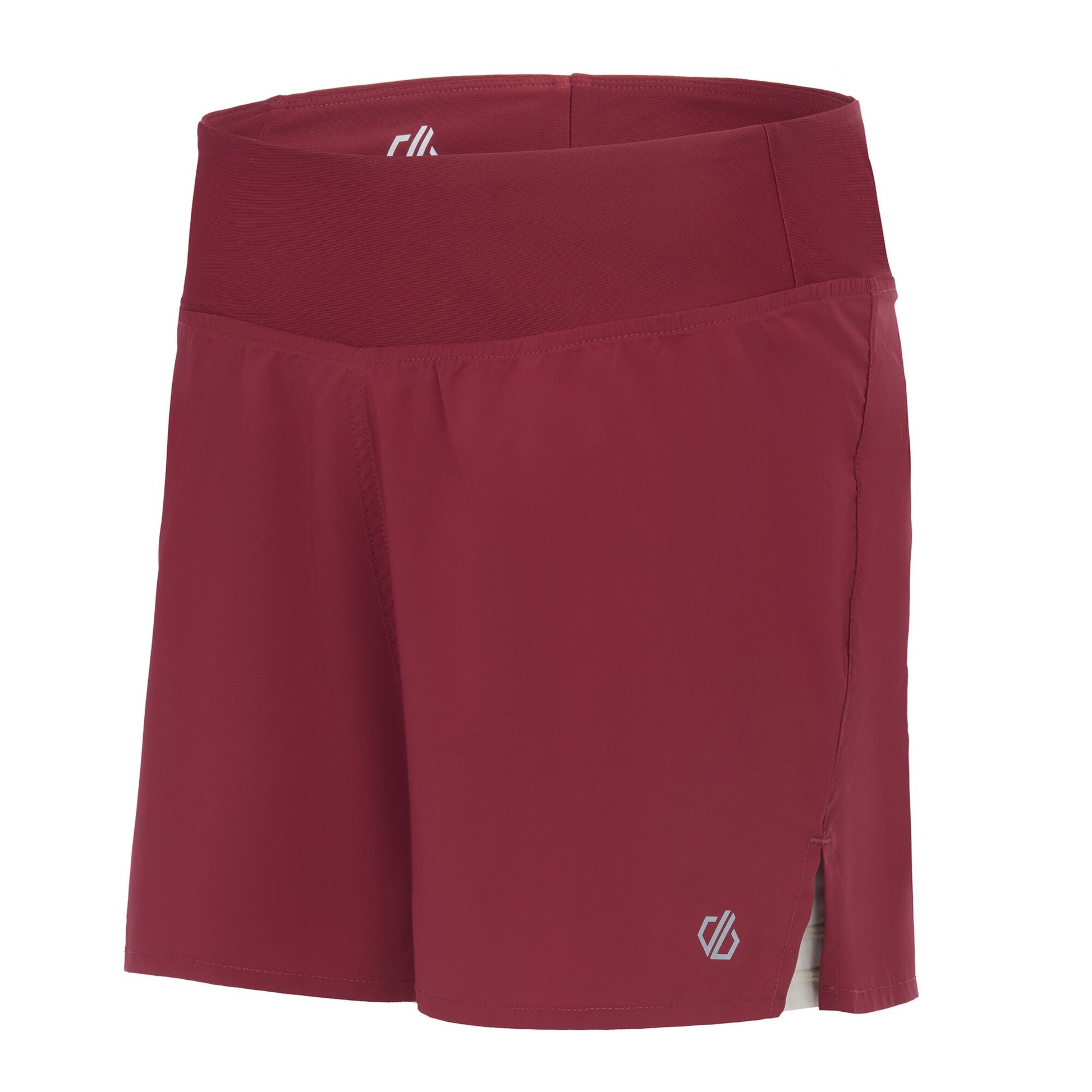 Tibetan Red - Side - Dare 2B Womens-Ladies Nimble 2 in 1 Shorts