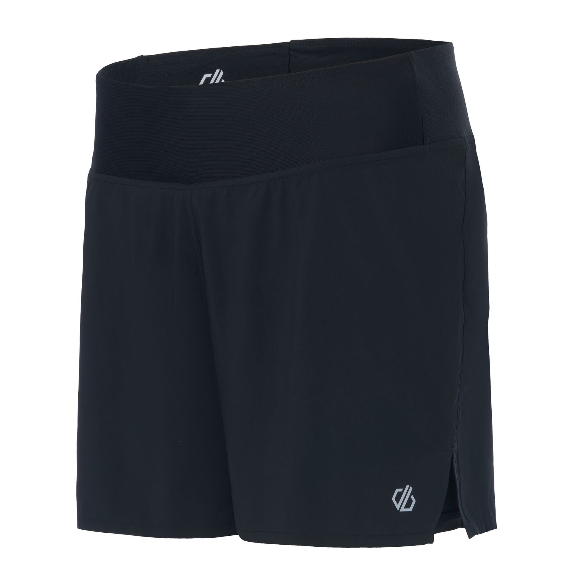 Black - Side - Dare 2B Womens-Ladies Nimble 2 in 1 Shorts