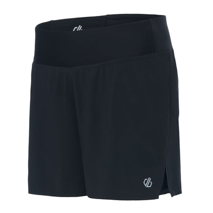 Black - Side - Dare 2B Womens-Ladies Nimble 2 in 1 Shorts