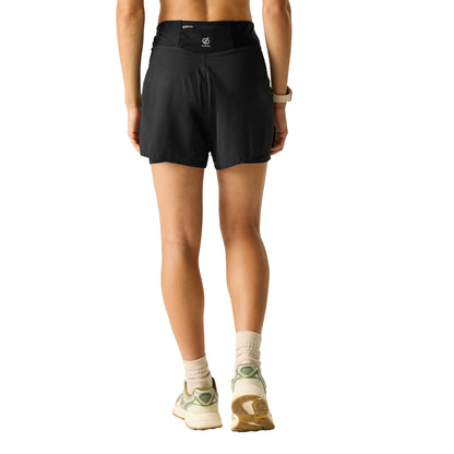 Black - Pack Shot - Dare 2B Womens-Ladies Nimble 2 in 1 Shorts