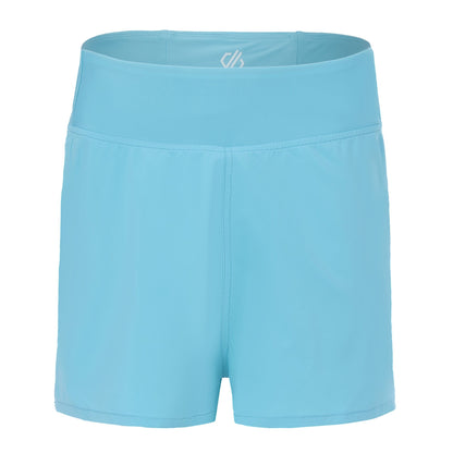 Nordic Blue - Front - Dare 2B Womens-Ladies Nimble 2 in 1 Shorts