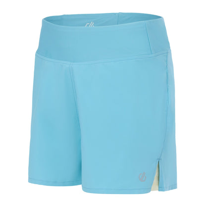 Nordic Blue - Side - Dare 2B Womens-Ladies Nimble 2 in 1 Shorts