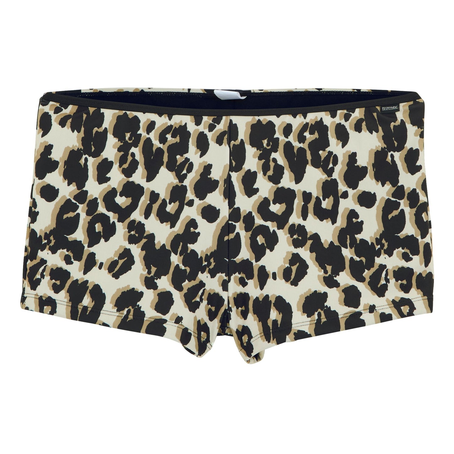 Multicoloured - Front - Regatta Womens-Ladies Aceana Leopard Print Bikini Shorts