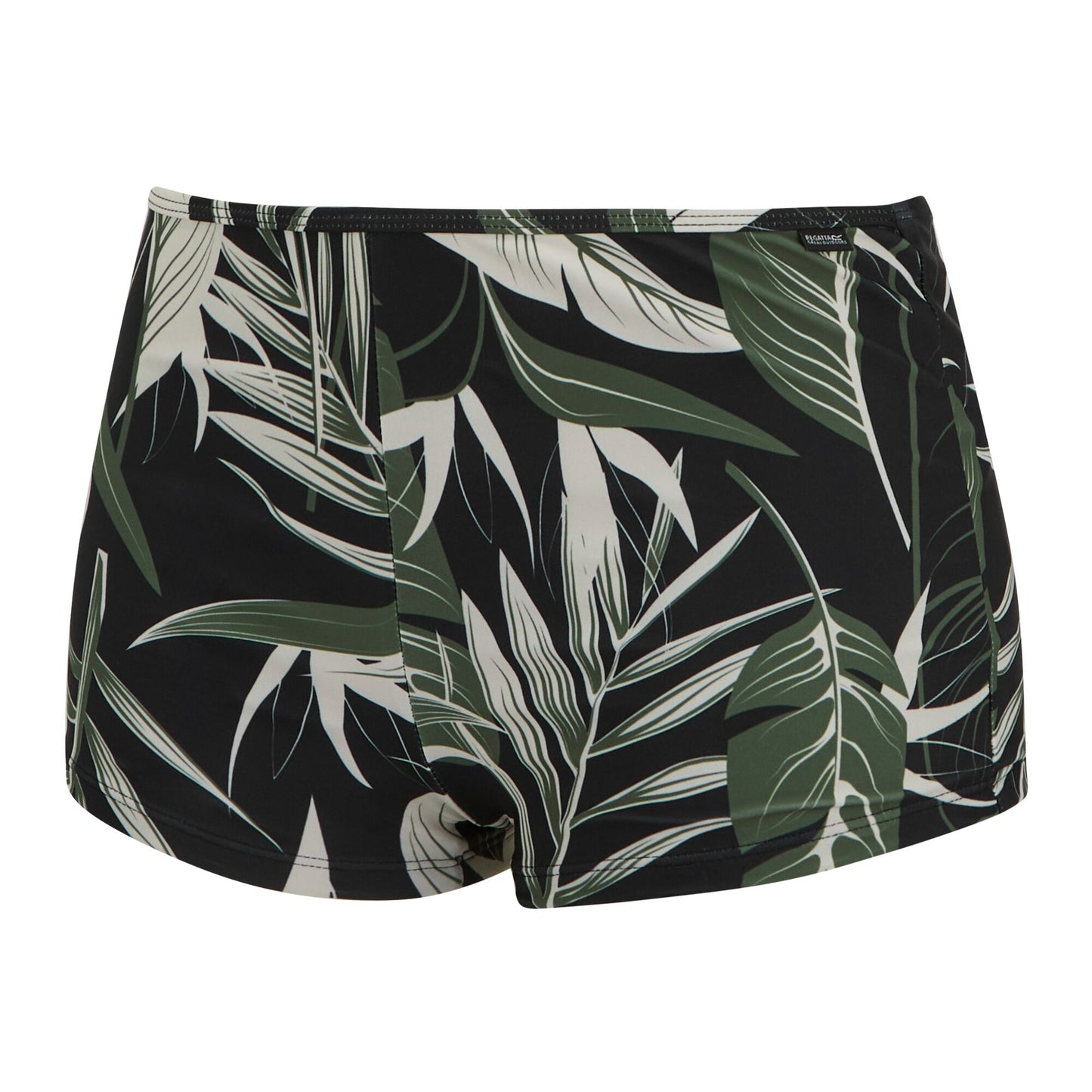 Dark Tropical - Side - Regatta Womens-Ladies Aceana Tropical Leaves Bikini Shorts