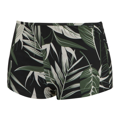 Dark Tropical - Side - Regatta Womens-Ladies Aceana Tropical Leaves Bikini Shorts