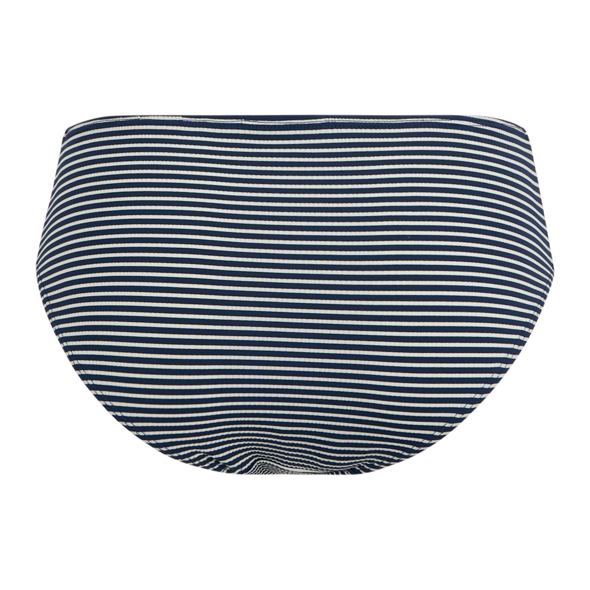 Navy-White - Back - Regatta Womens-Ladies Stripe Bikini Bottoms