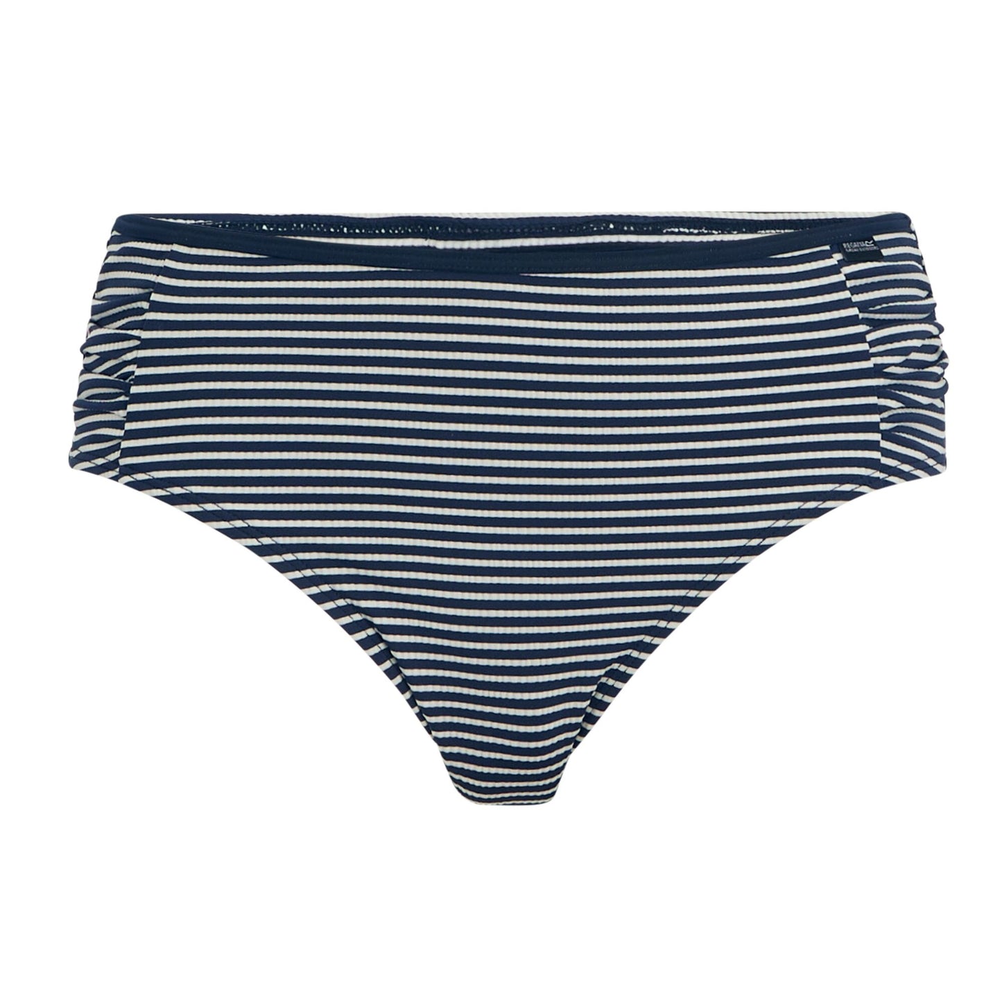 Navy-White - Front - Regatta Womens-Ladies Stripe Bikini Bottoms