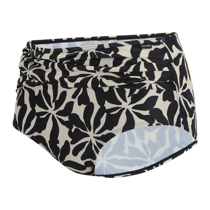 Beige - Side - Regatta Womens-Ladies Loria Abstract Floral Bikini Bottoms