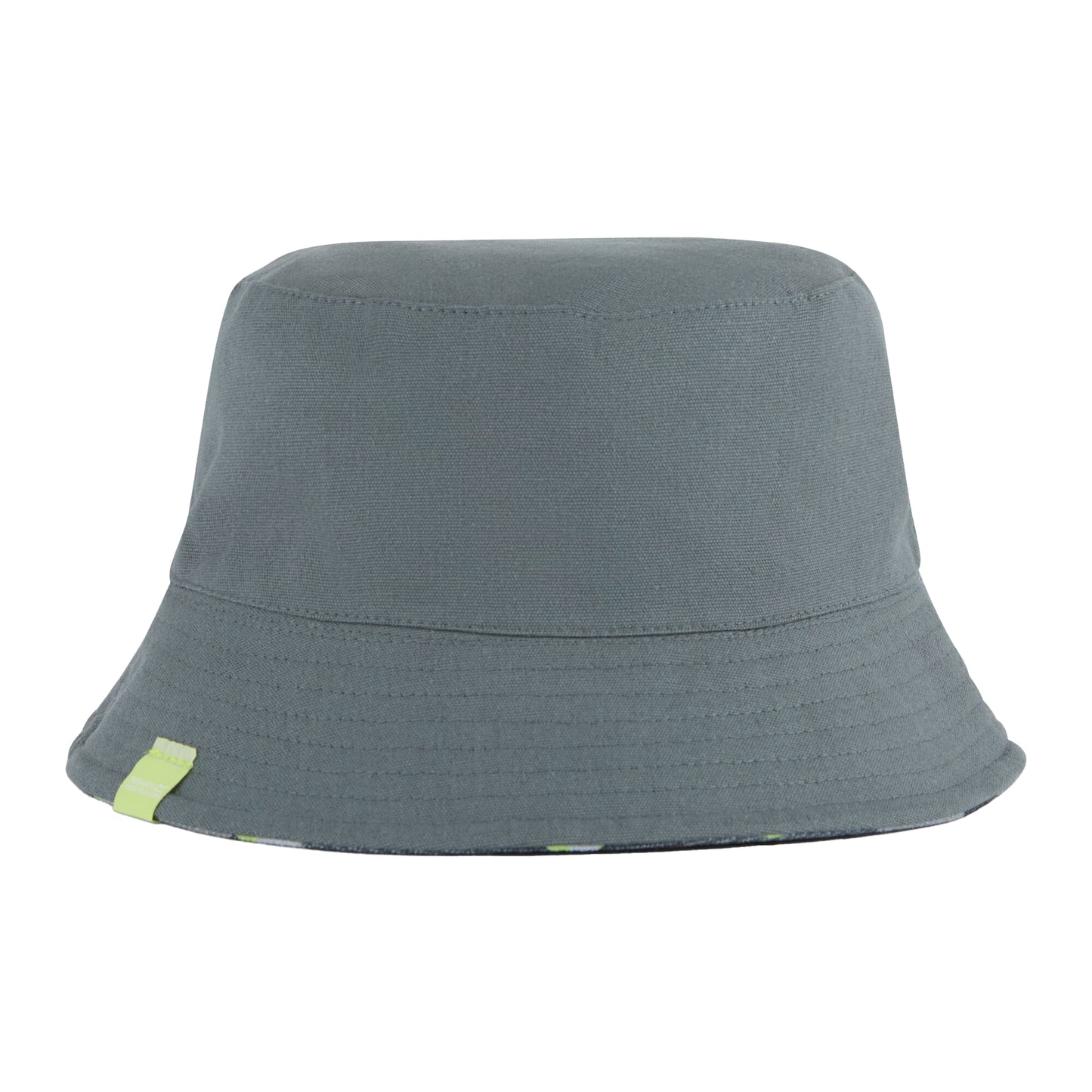 Camo Green-Dark Storm - Back - Regatta Childrens-Kids Camo Reversible Bucket Hat