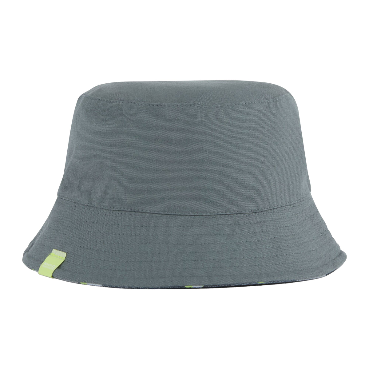 Camo Green-Dark Storm - Back - Regatta Childrens-Kids Camo Reversible Bucket Hat