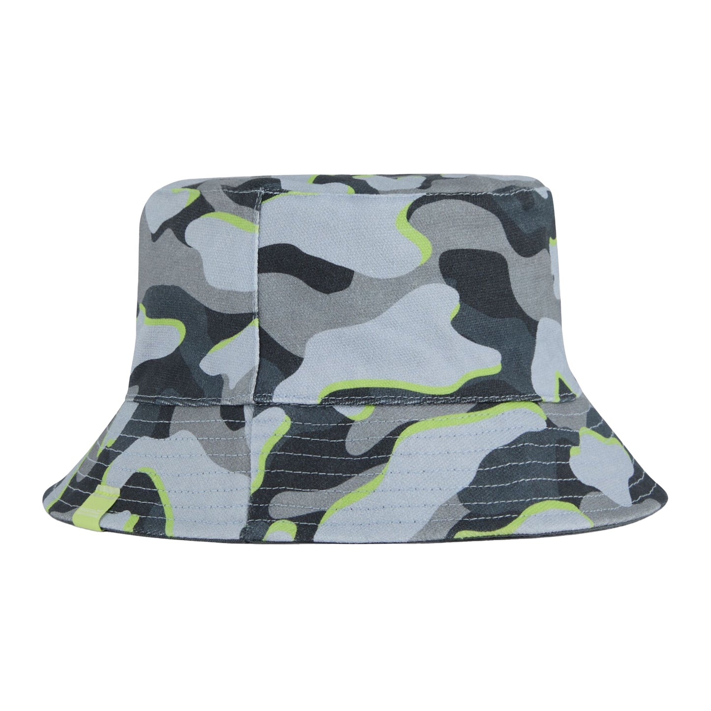 Camo Green-Dark Storm - Lifestyle - Regatta Childrens-Kids Camo Reversible Bucket Hat