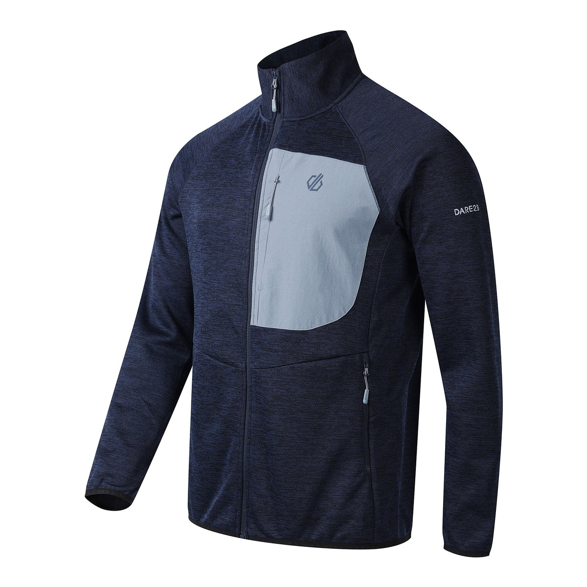 Navy-Mercury - Side - Dare 2B Mens Torrek II Fleece Jacket
