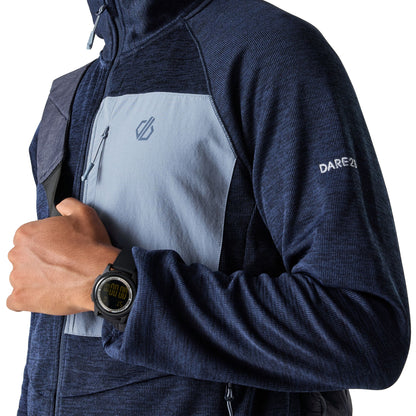 Navy-Mercury - Lifestyle - Dare 2B Mens Torrek II Fleece Jacket