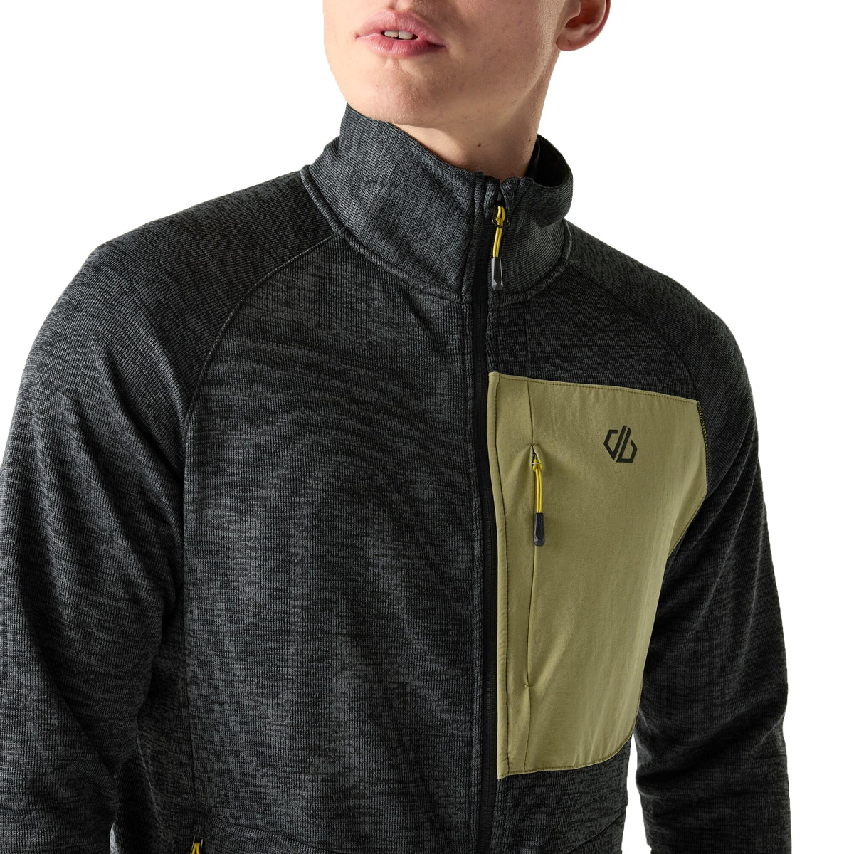 Black-Boa - Pack Shot - Dare 2B Mens Torrek II Fleece Jacket