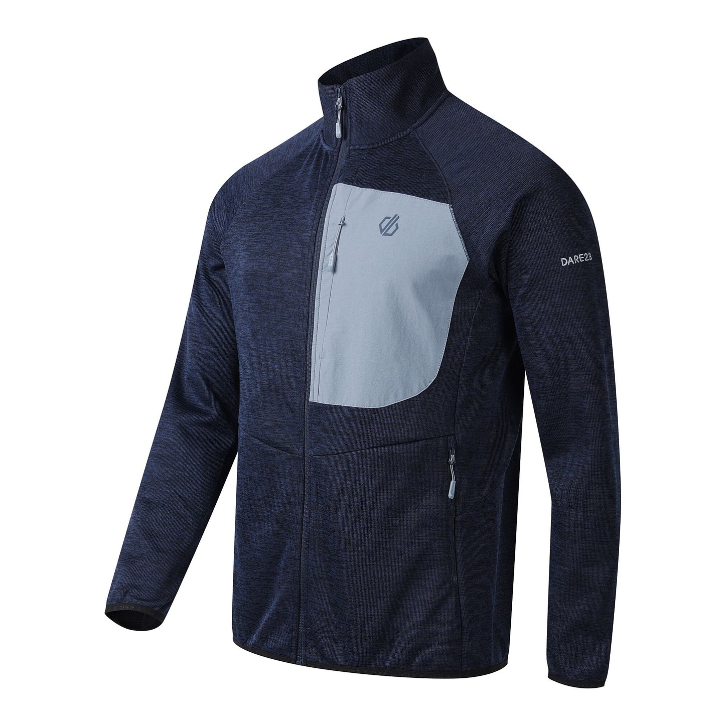 Navy-Mercury - Side - Dare 2B Mens Torrek II Fleece Jacket