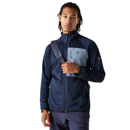 Navy-Mercury - Lifestyle - Dare 2B Mens Torrek II Fleece Jacket