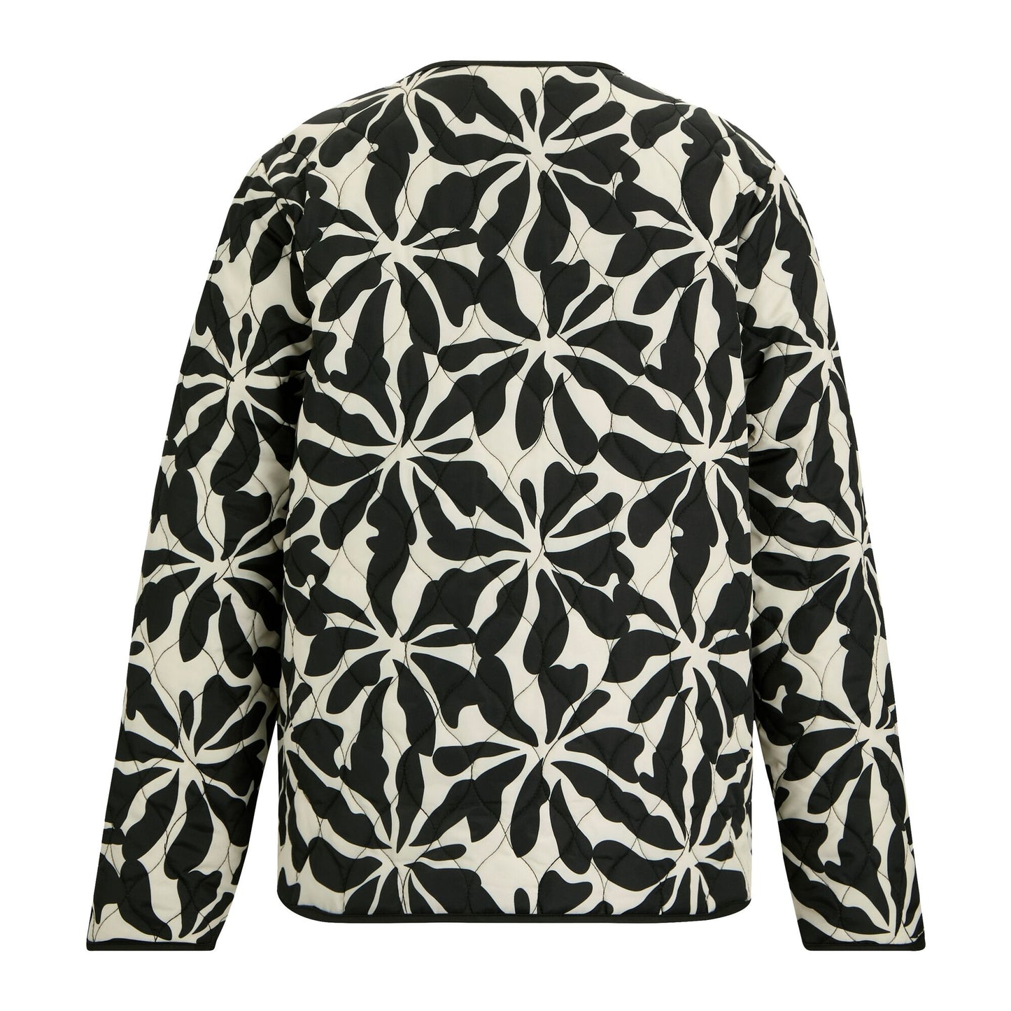 Beige - Back - Regatta Womens-Ladies Mira Abstract Floral Padded Jacket