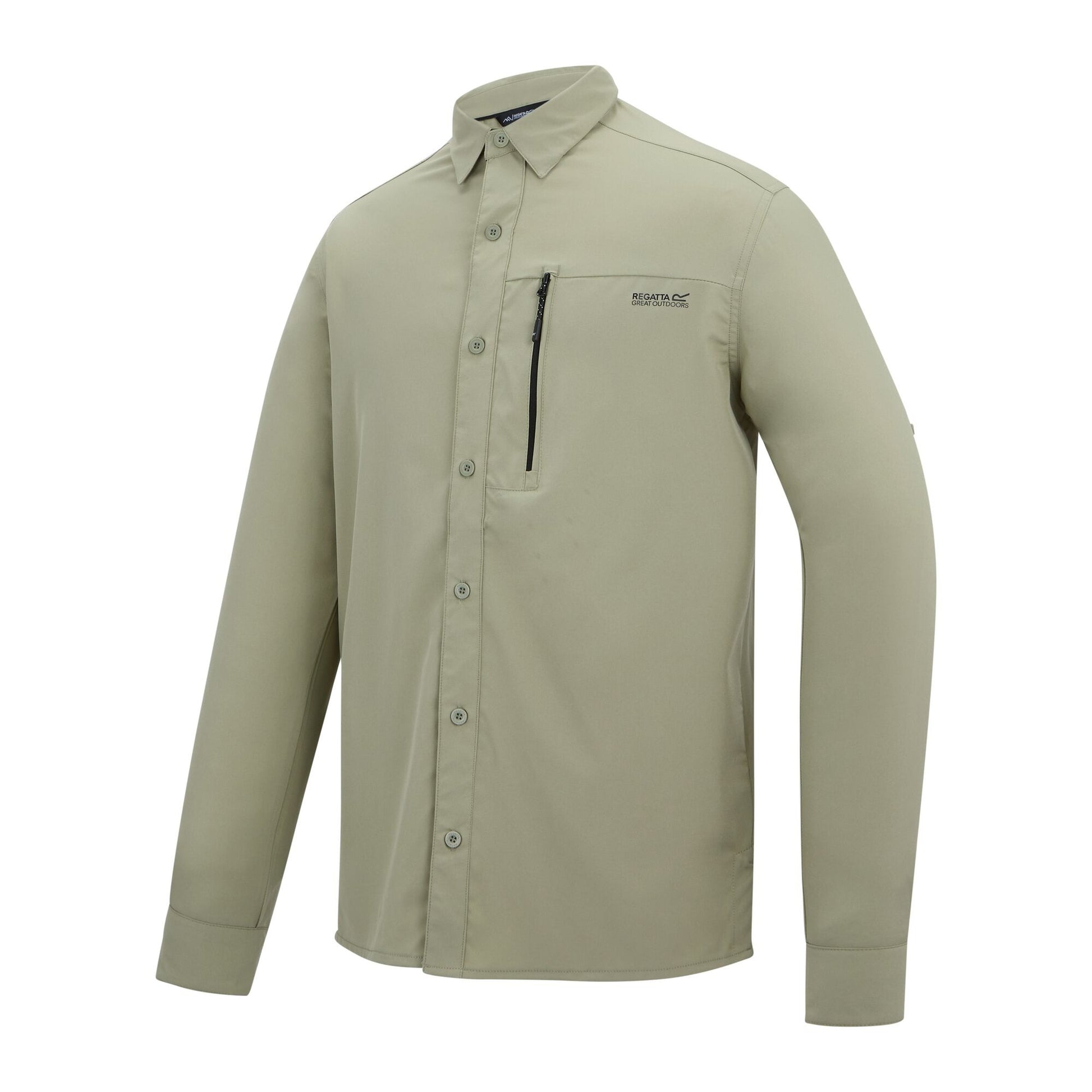 Abbeystone - Side - Regatta Mens Light Insect Repellent Long-Sleeved Travel Shirt