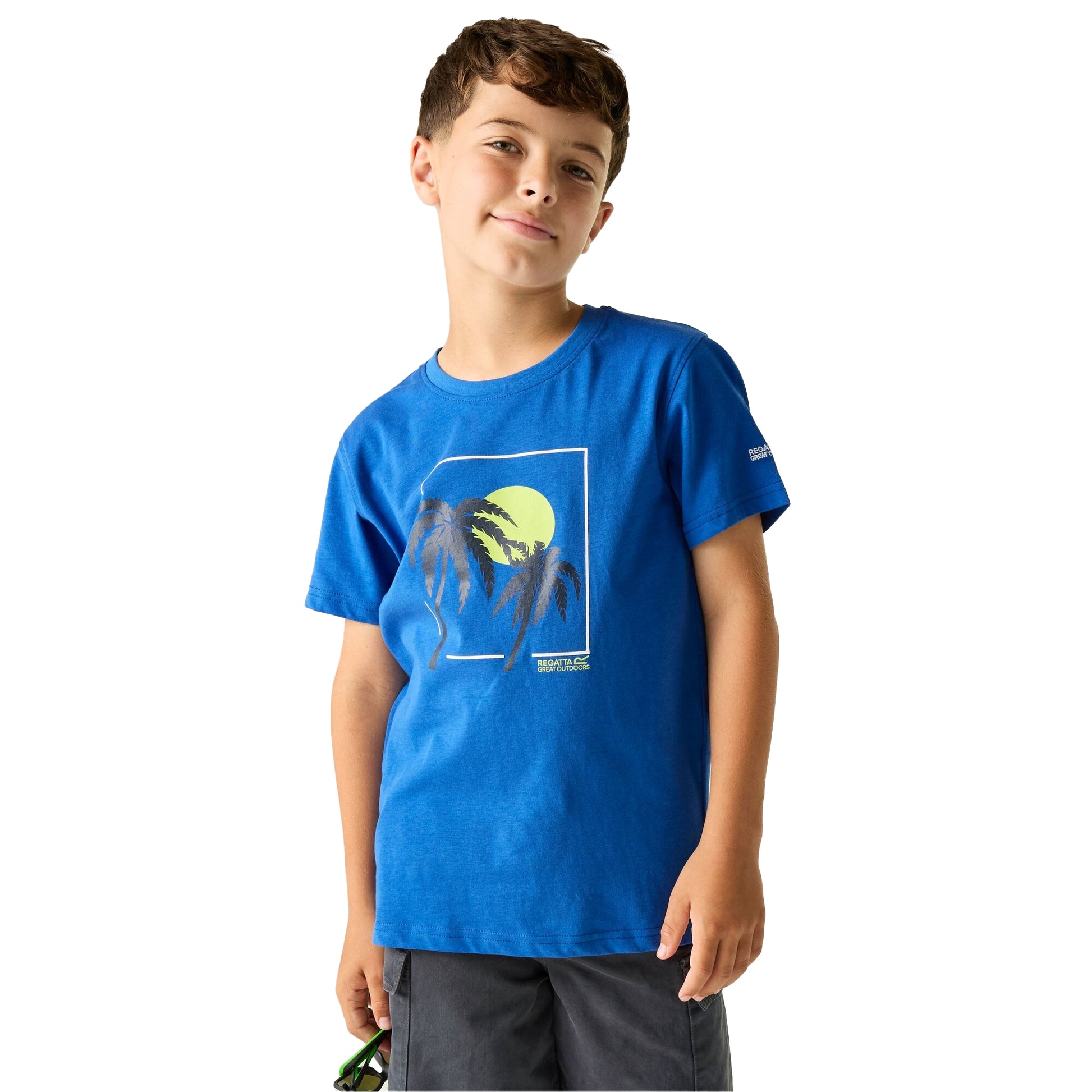 Olympian Blue - Lifestyle - Regatta Childrens-Kids Bosley Tree T-Shirt