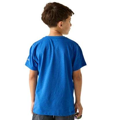 Olympian Blue - Pack Shot - Regatta Childrens-Kids Bosley Tree T-Shirt