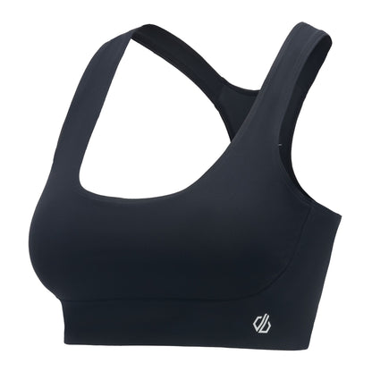 Black - Side - Dare 2B Womens-Ladies Influential Sports Bra