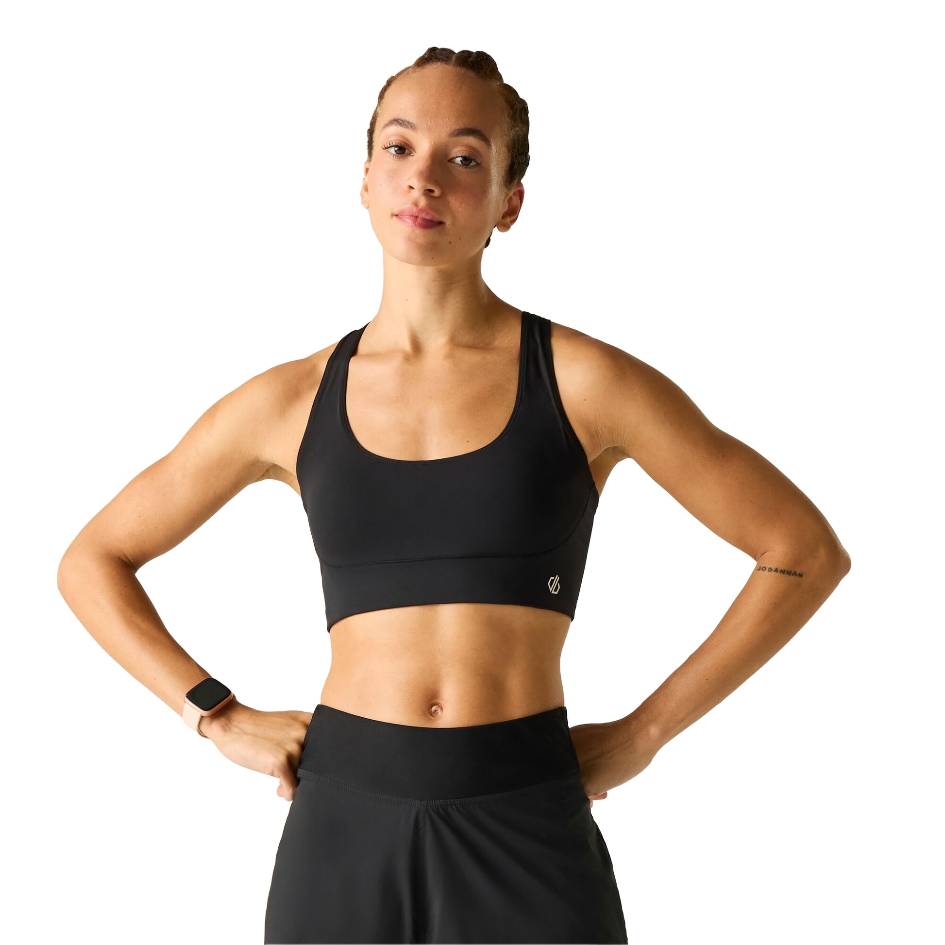 Black - Lifestyle - Dare 2B Womens-Ladies Influential Sports Bra