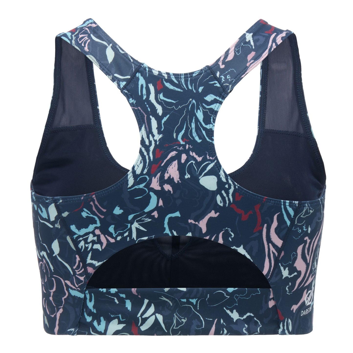 Multicoloured - Back - Dare 2B Womens-Ladies Influential Printed Sports Bra