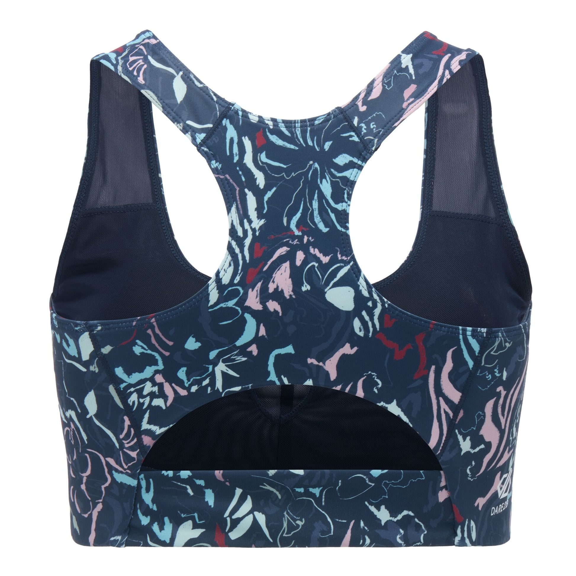 Multicoloured - Back - Dare 2B Womens-Ladies Influential Printed Sports Bra