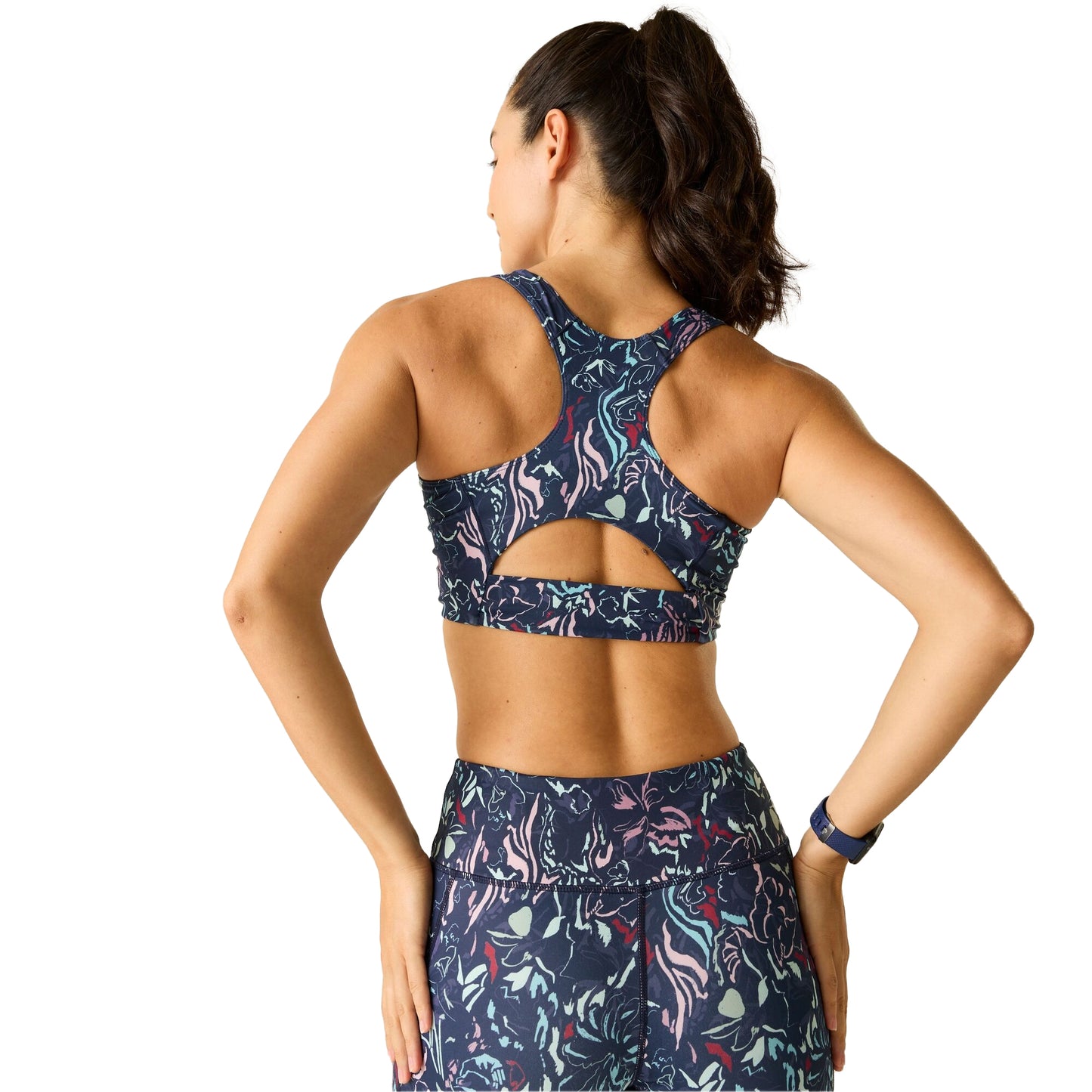 Multicoloured - Pack Shot - Dare 2B Womens-Ladies Influential Printed Sports Bra