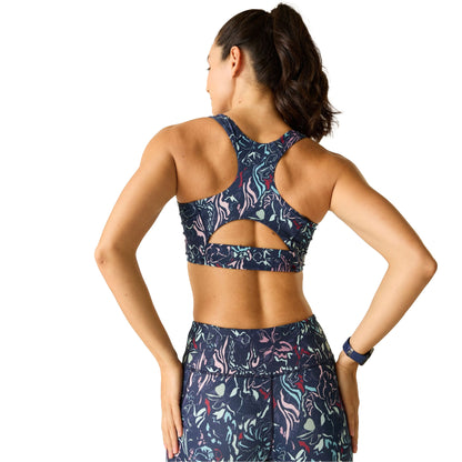 Multicoloured - Pack Shot - Dare 2B Womens-Ladies Influential Printed Sports Bra