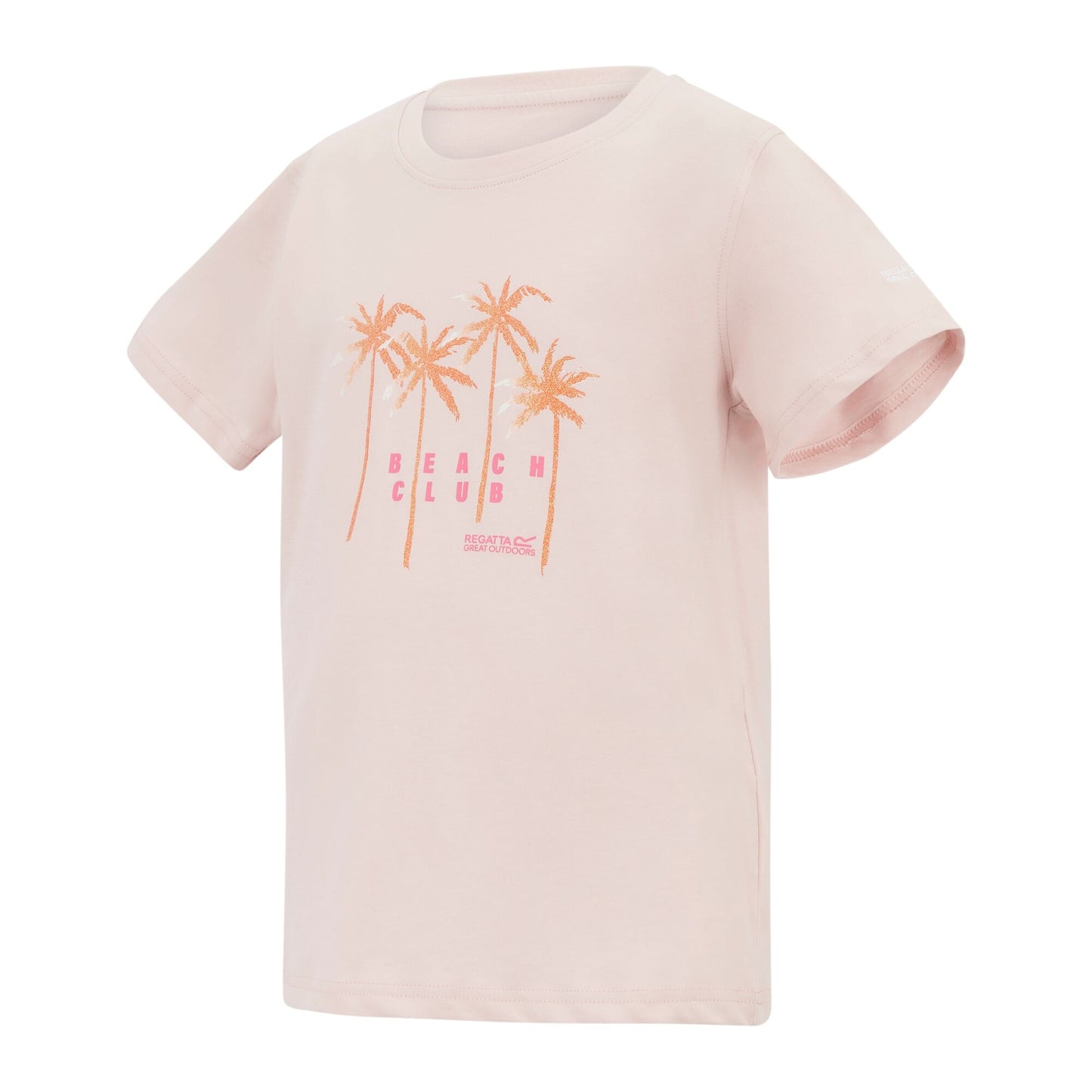Pink Haze - Side - Regatta Childrens-Kids Bosley Beach Club T-Shirt