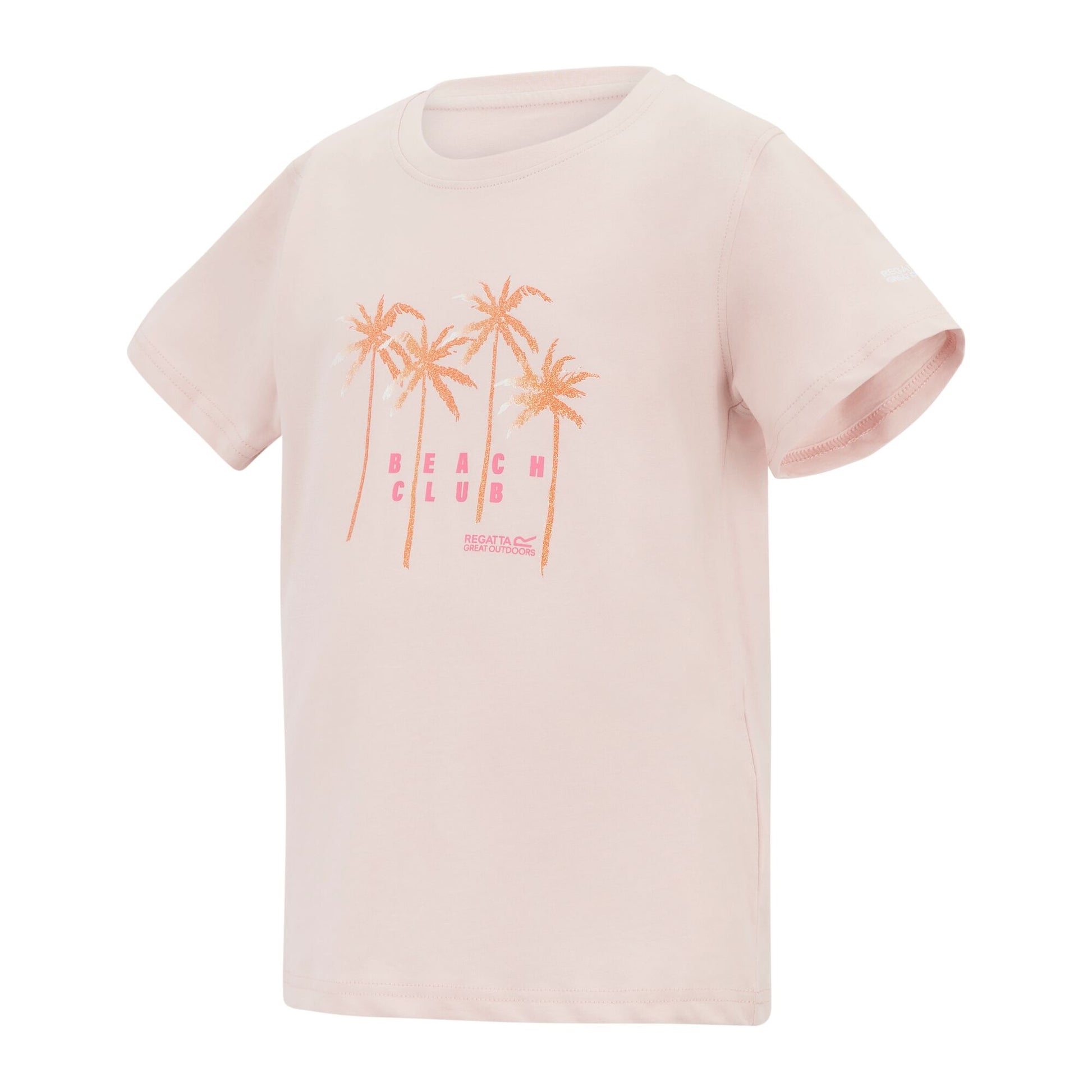 Pink Haze - Side - Regatta Childrens-Kids Bosley Beach Club T-Shirt